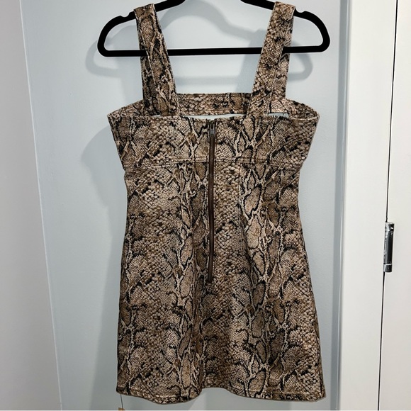 REFORMATION Lizzie Snake Denim Dress - Picture 8 of 8